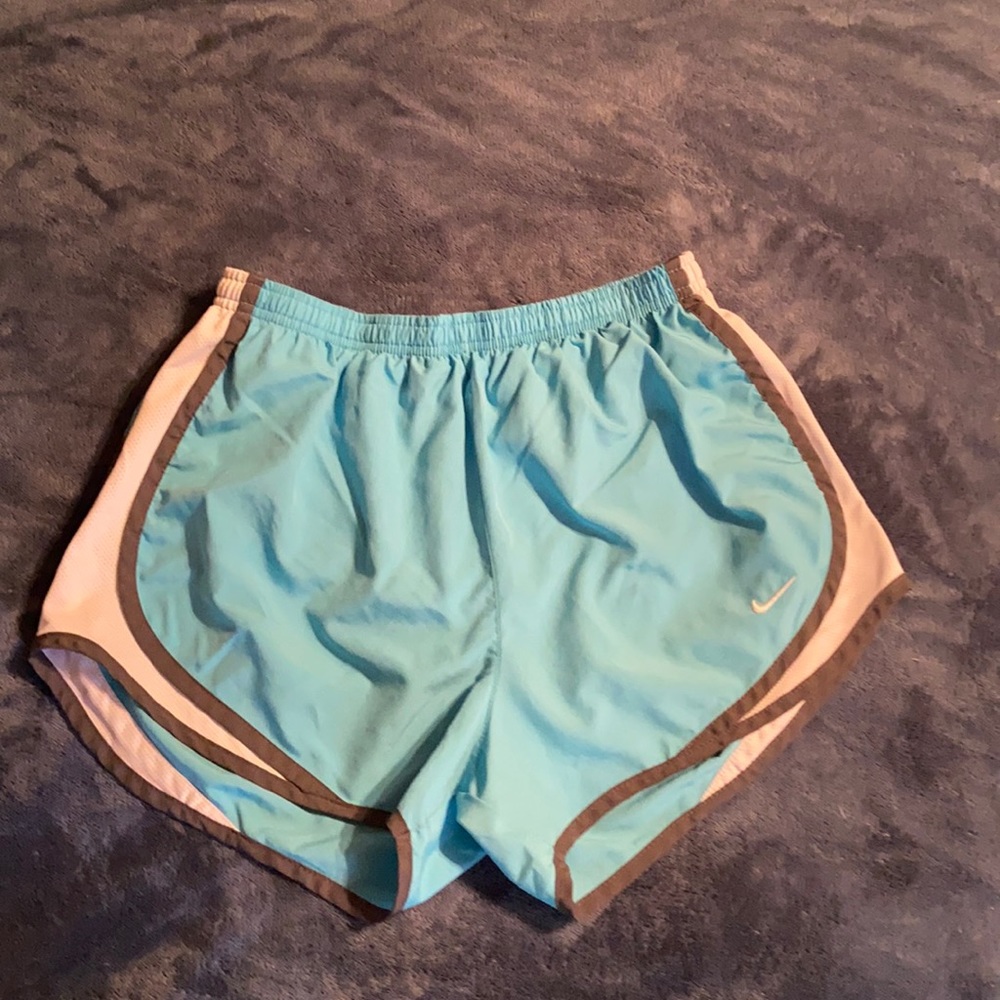 3 for $10 Nike Dri-FIT Shorts blue white with gray